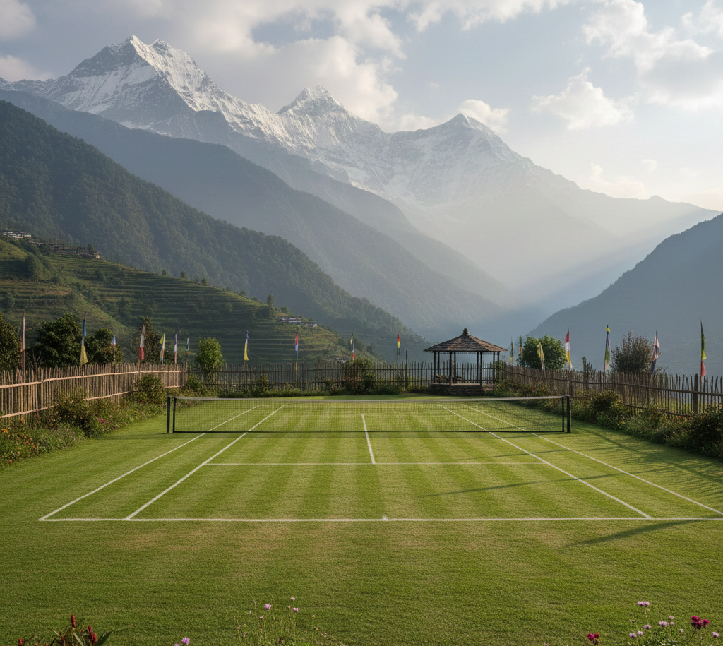Grass Tennis Court Flooring in Sikkim