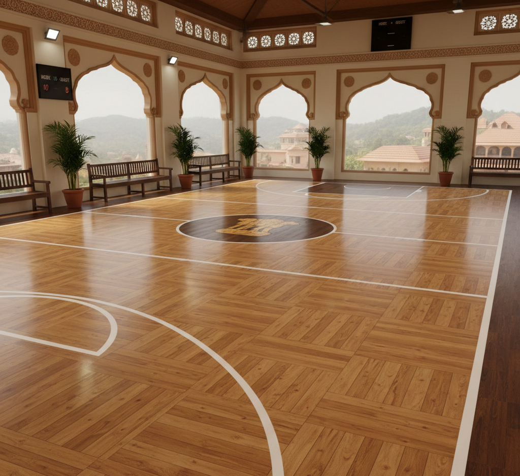 Wooden Futsal Court Flooring in Maharashtra