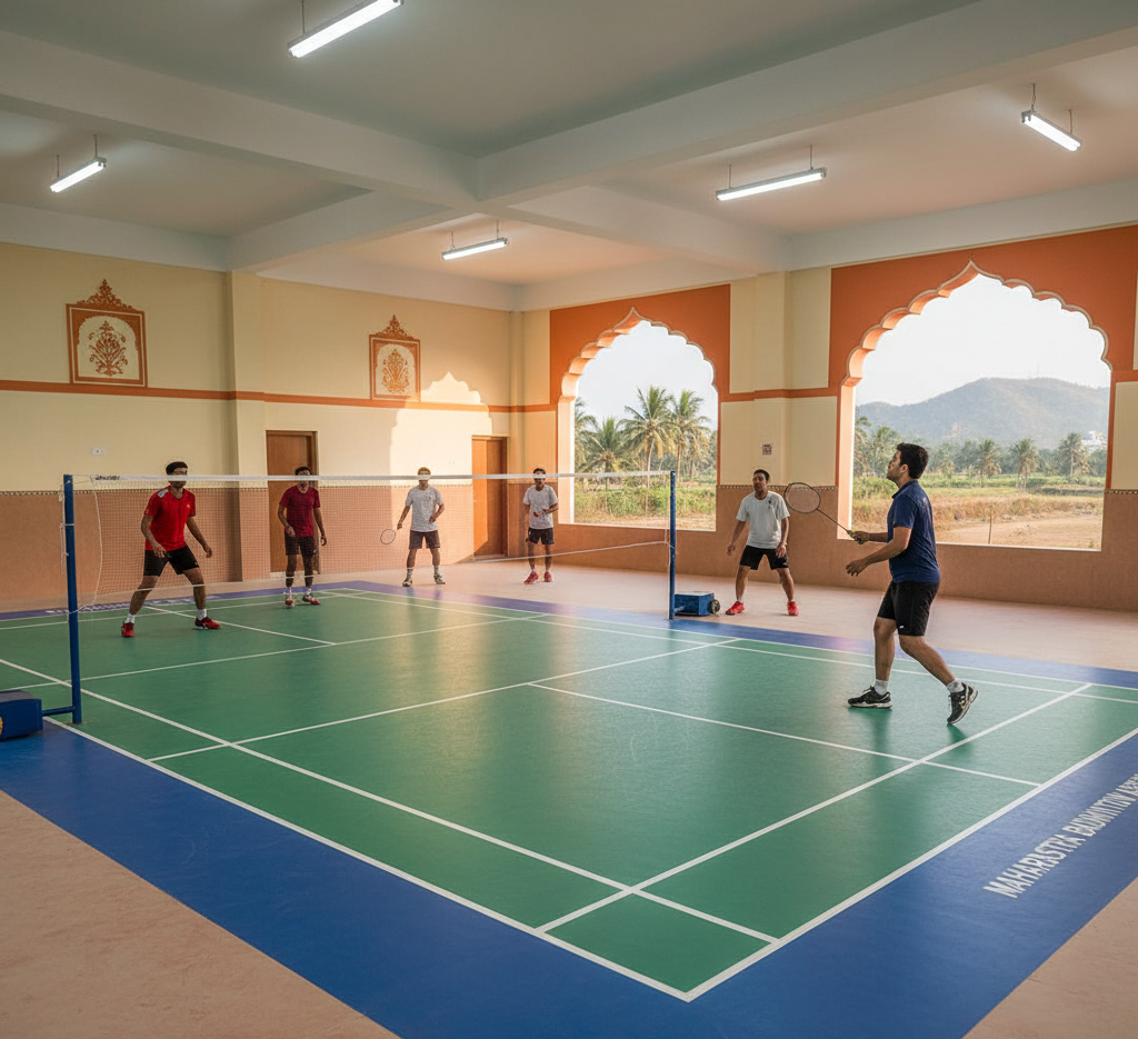 Synthetic Badminton Court Flooring in Maharashtra