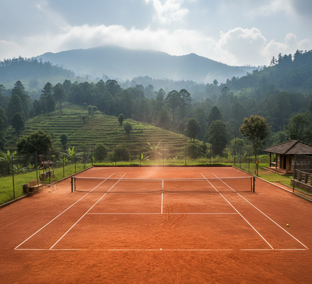 Clay Tennis Court Flooring in Meghalaya