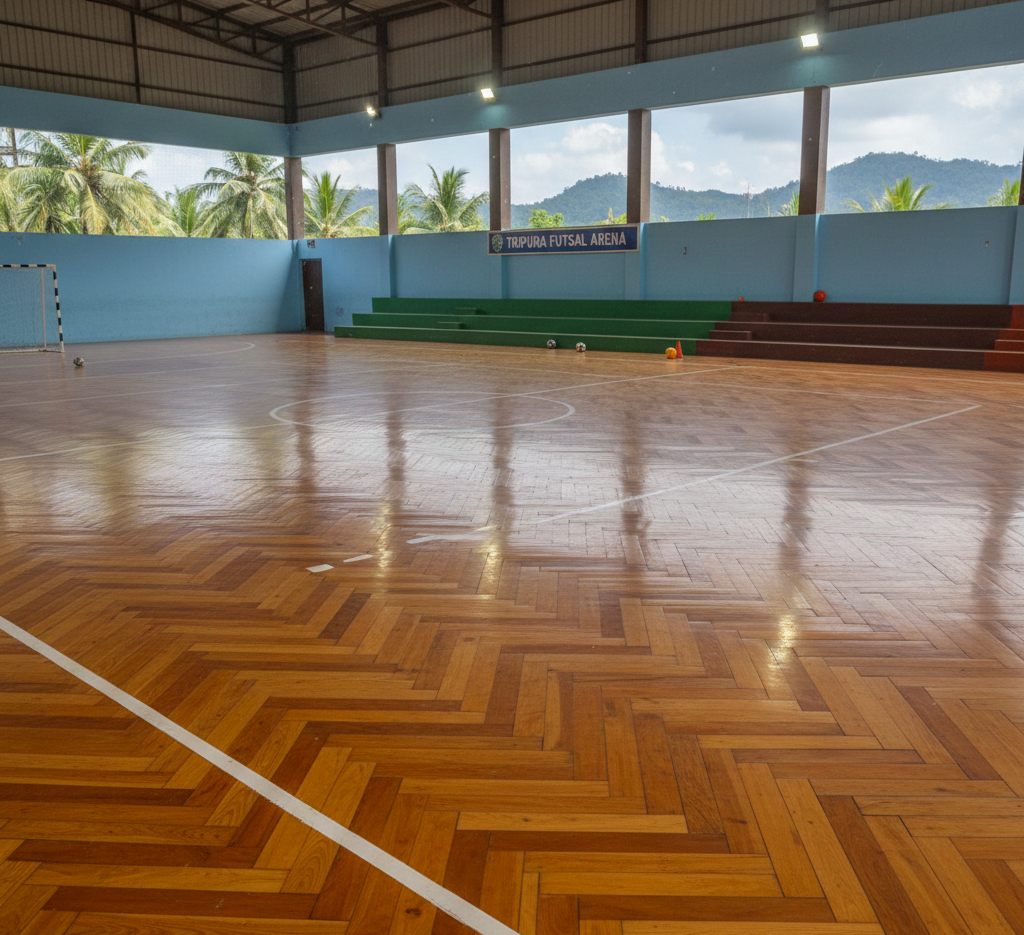 Wooden Futsal Court Flooring in Tripura