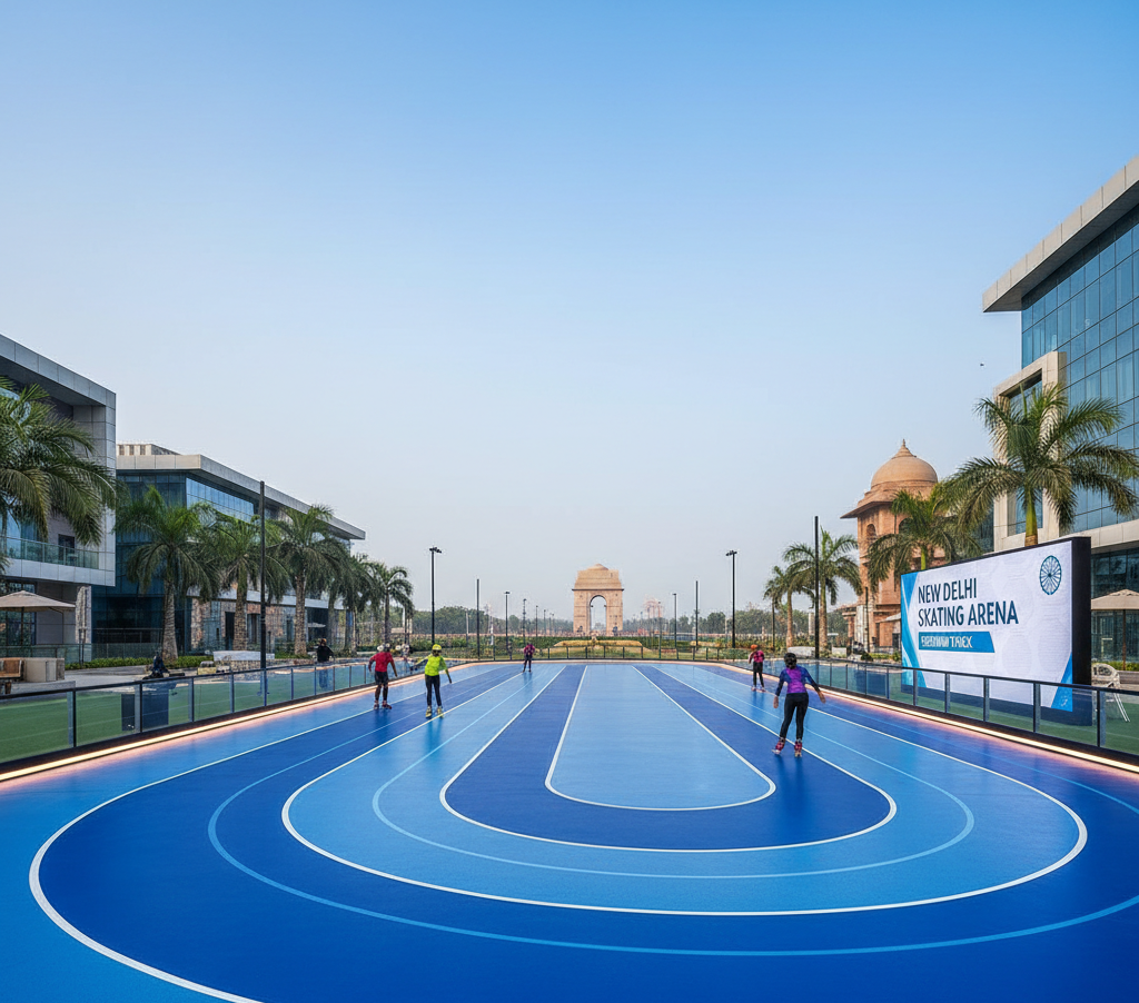 Skating Track Flooring in New Delhi