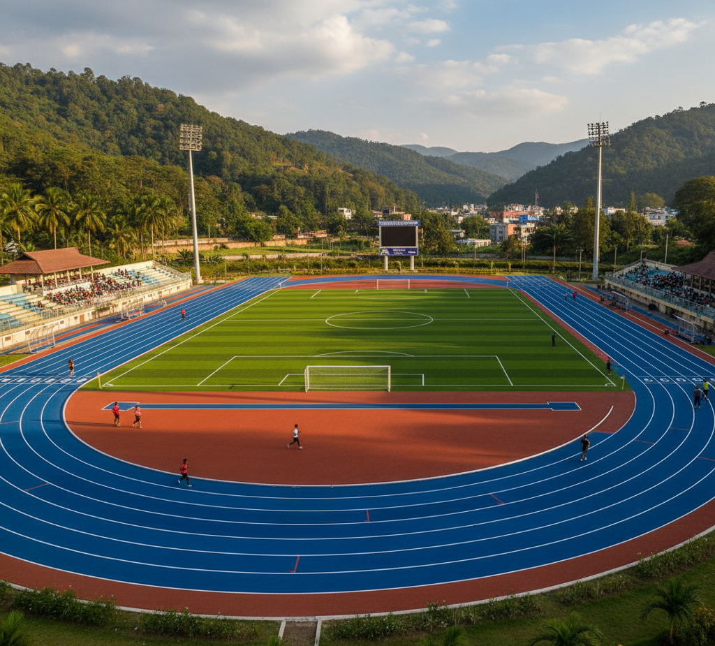 Full PU Running Track in Manipur