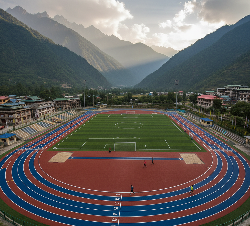 Full PU Running Track in Arunachal Pradesh