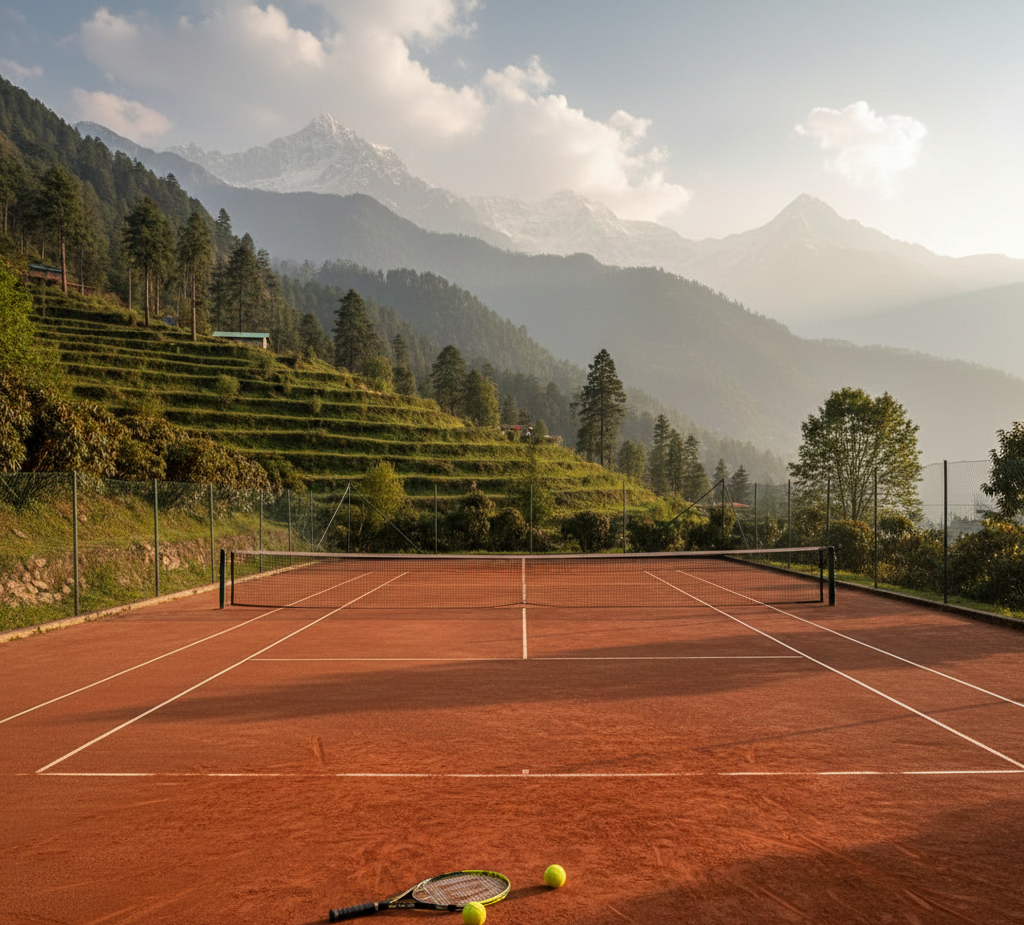 Clay Tennis Court Flooring in Uttarakhand
