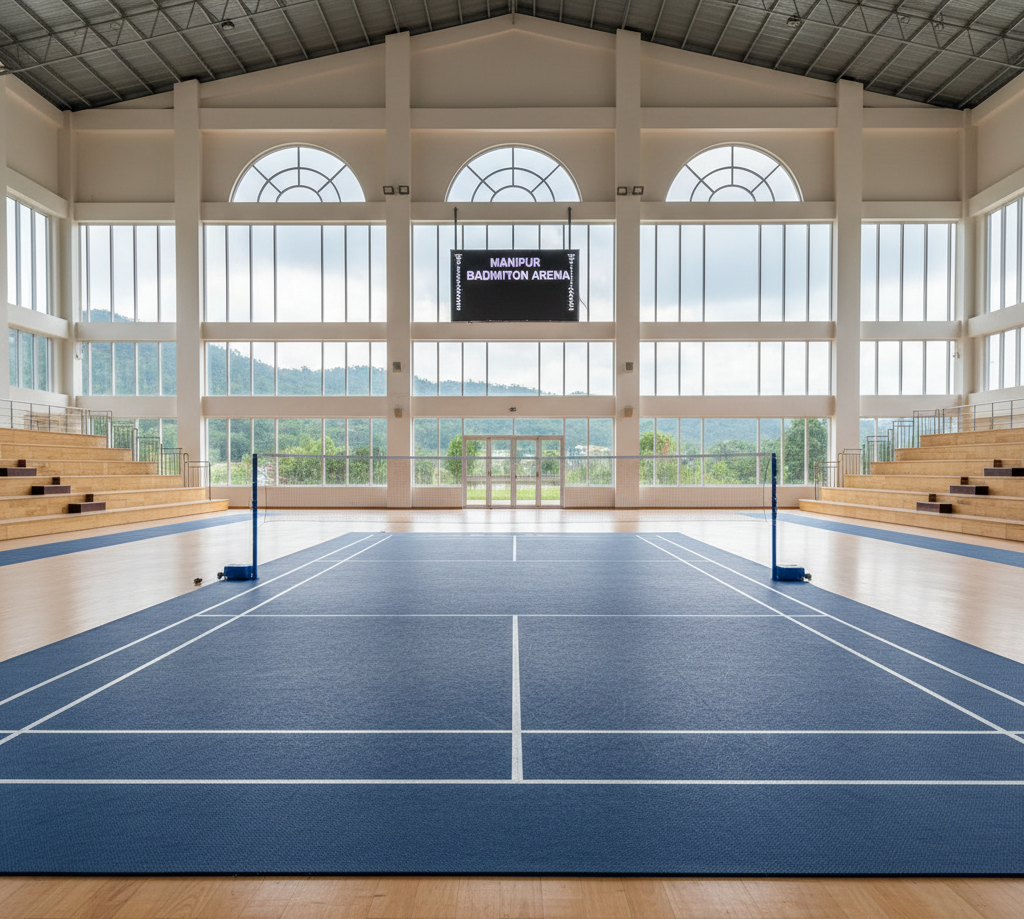 Synthetic Badminton Court Flooring in Manipur