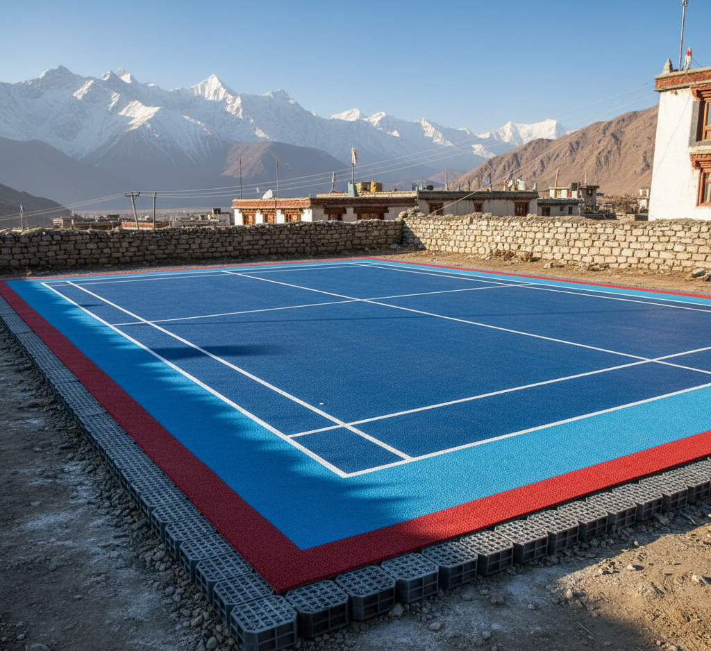 Badminton Court Flooring in Ladakh