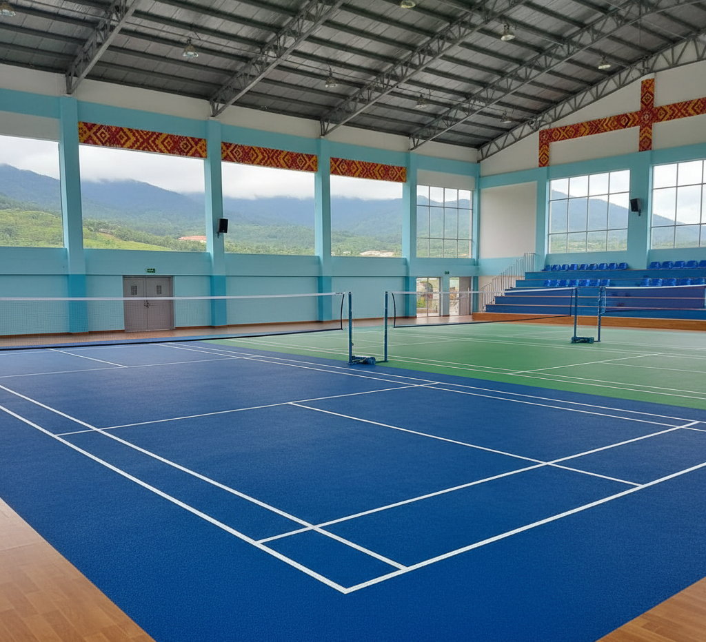 Synthetic Badminton Court Flooring in Mizoram