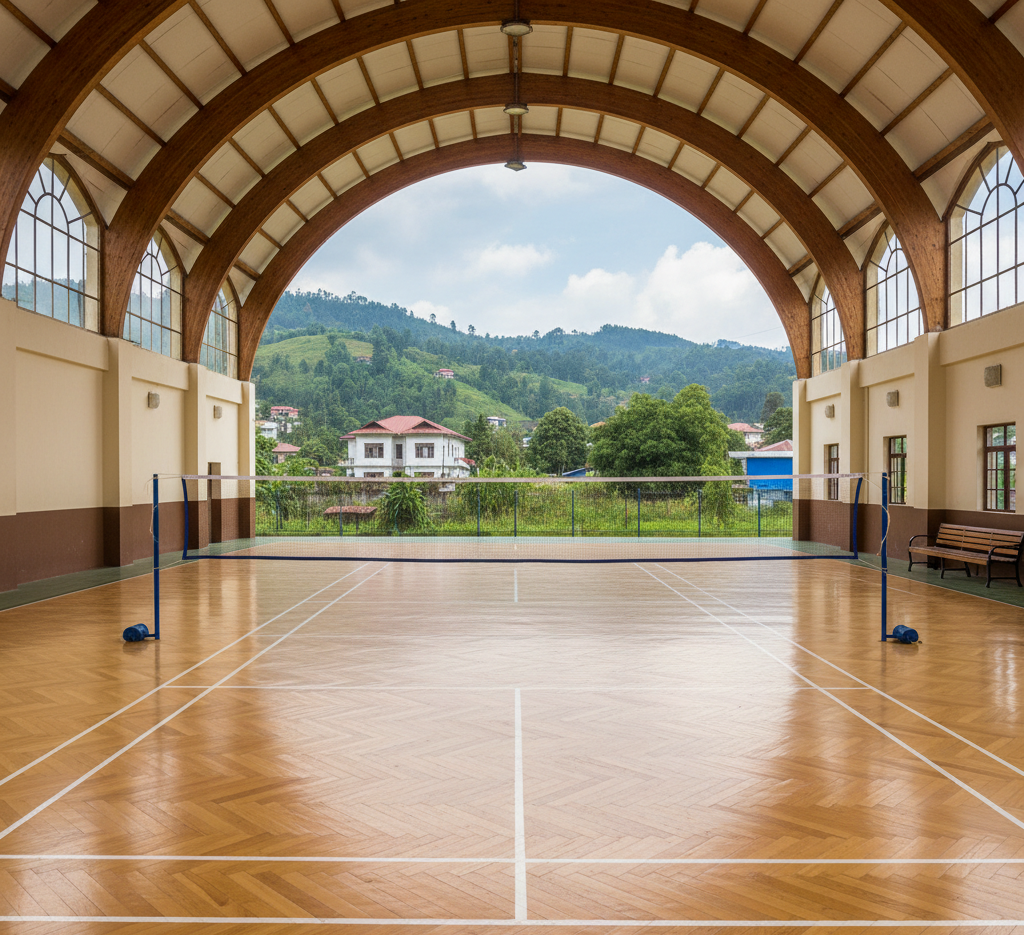 Wooden Badminton Court Flooring in Mizoram