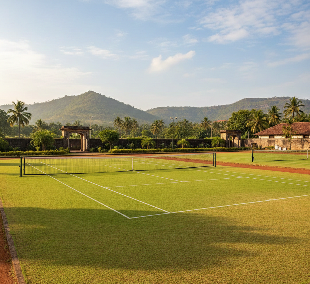 Grass Tennis Court Flooring in Maharashtra