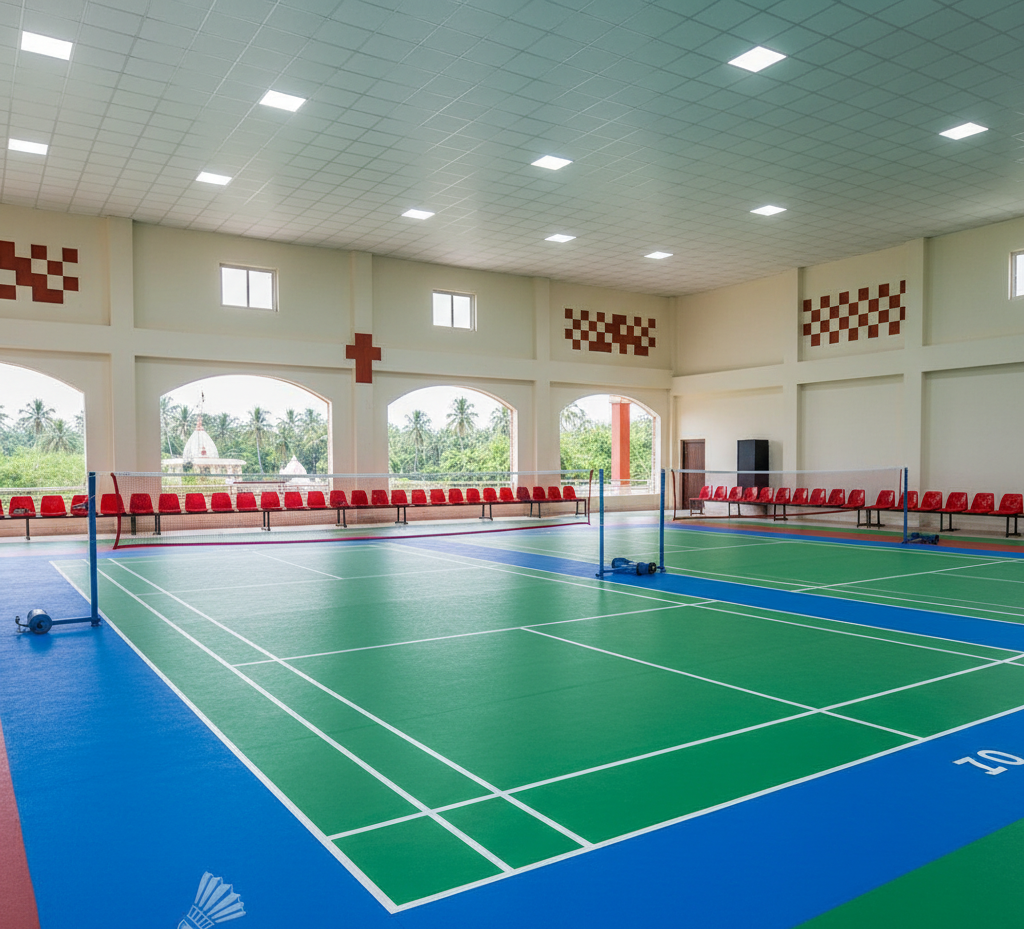 Synthetic Badminton Court Flooring in Tripura