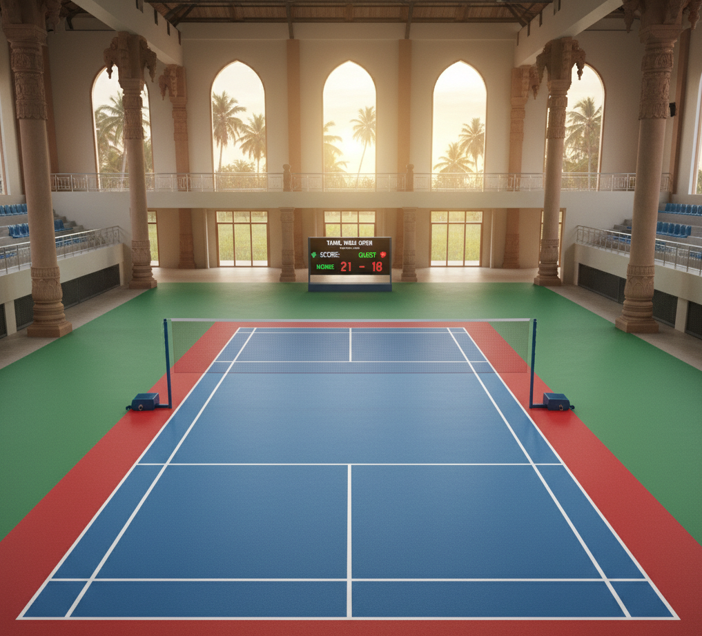 Synthetic Badminton Court Flooring in Tamil Nadu