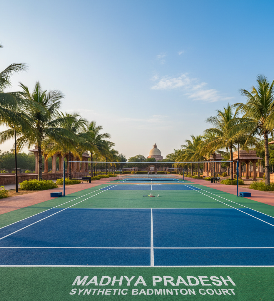 Synthetic Badminton Court Flooring in Madhya Pradesh
