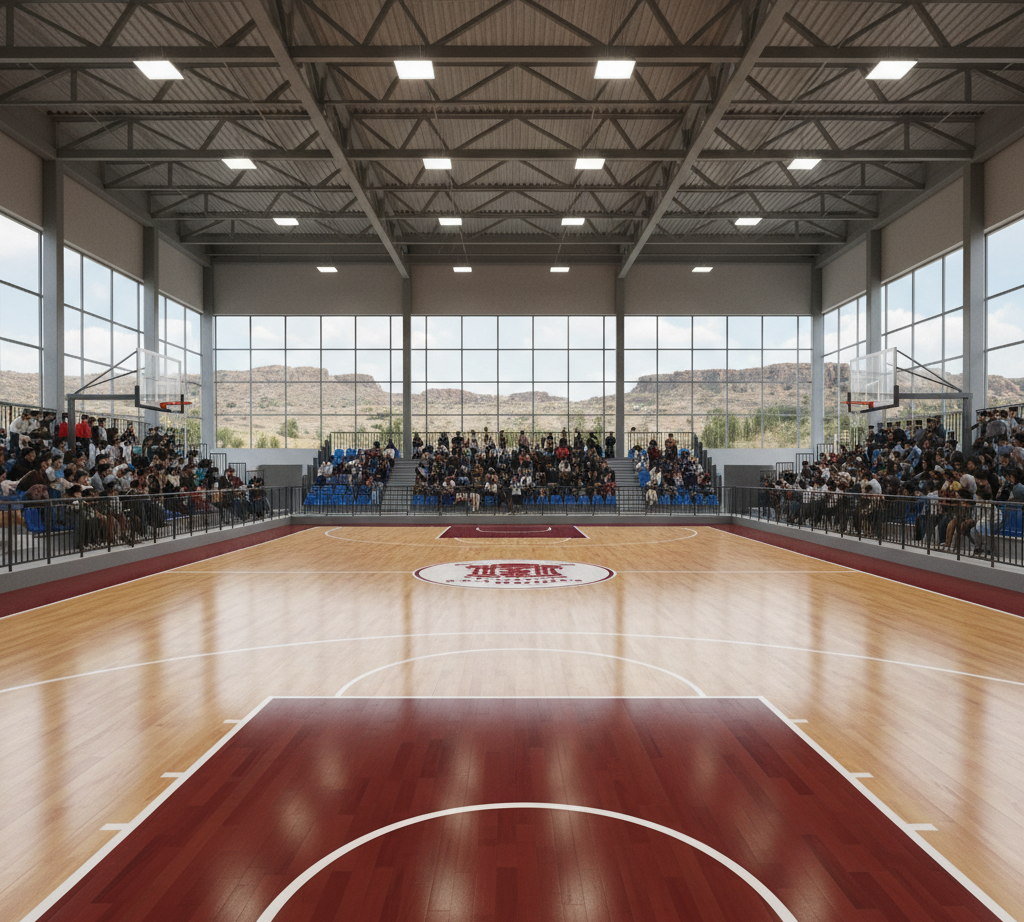 Wooden Basketball Court Flooring in Telangana