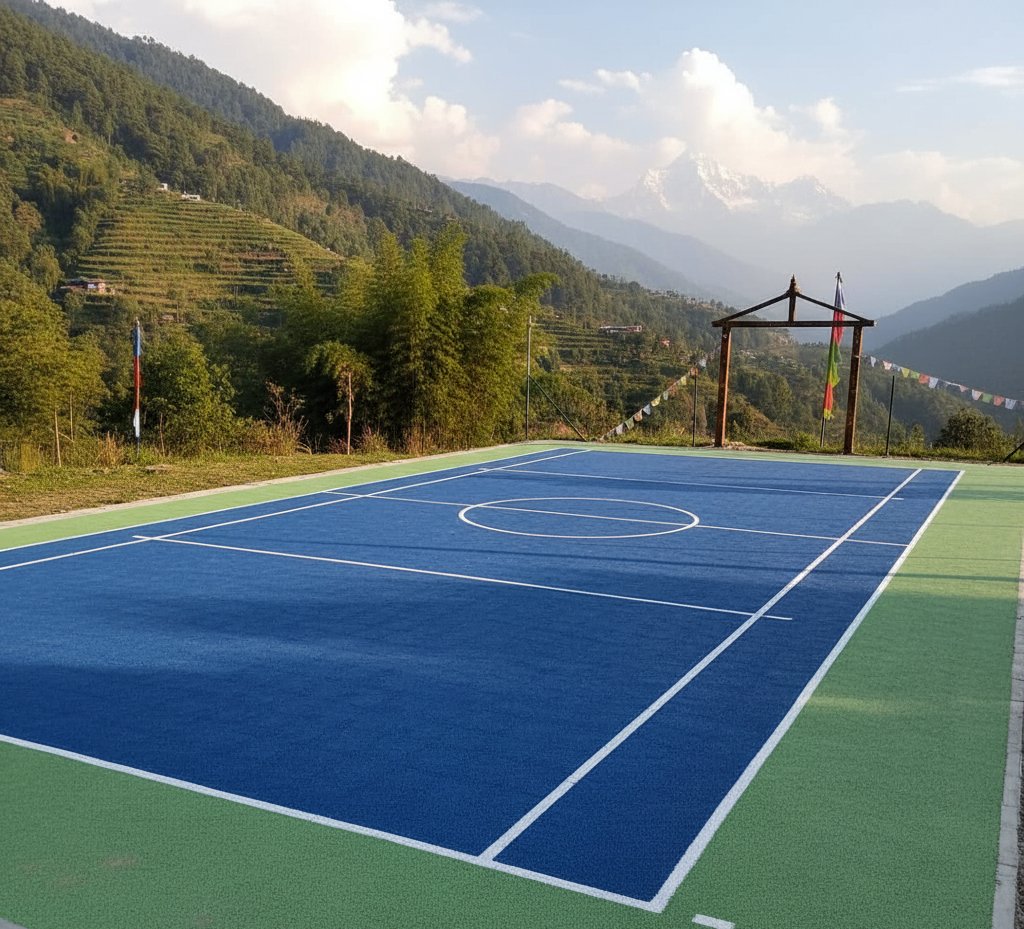 Volleyball Court Flooring in Sikkim