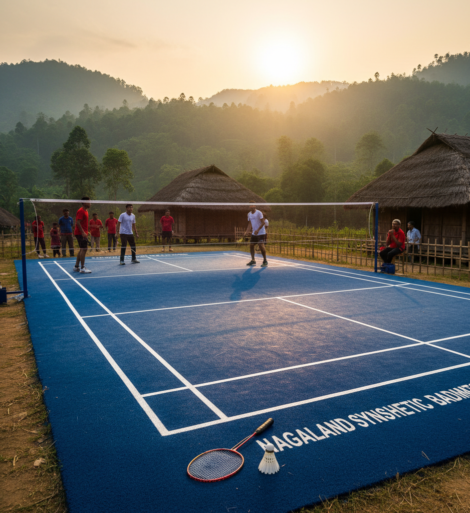 Synthetic Badminton Court Flooring in Nagaland