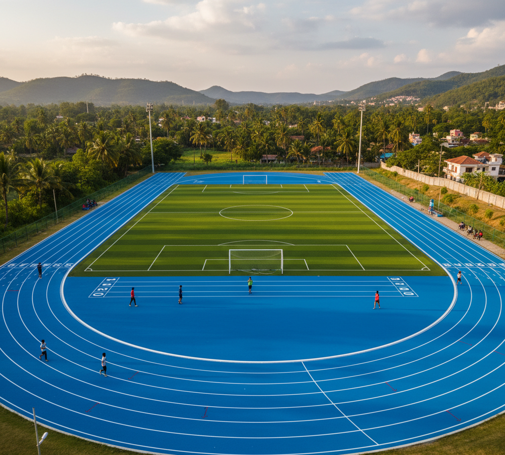Full PU Running Track in Maharashtra