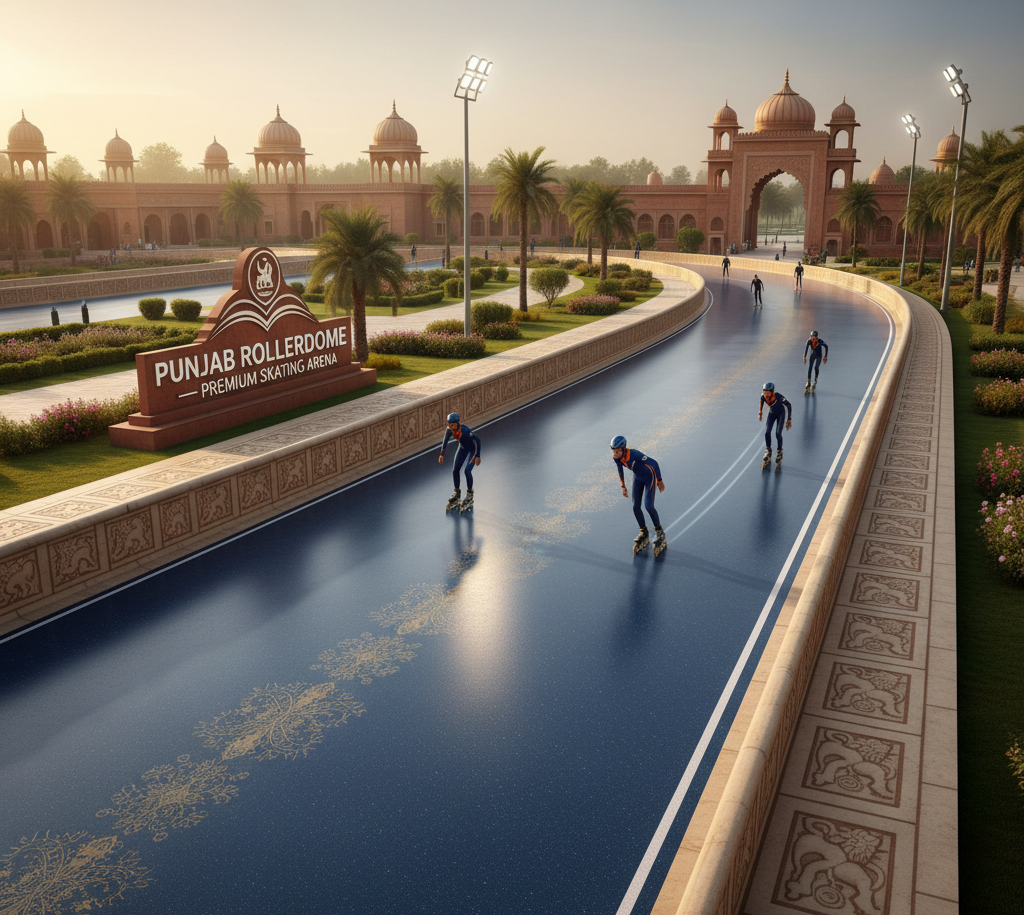 Premium Skating Track Flooring in Punjab