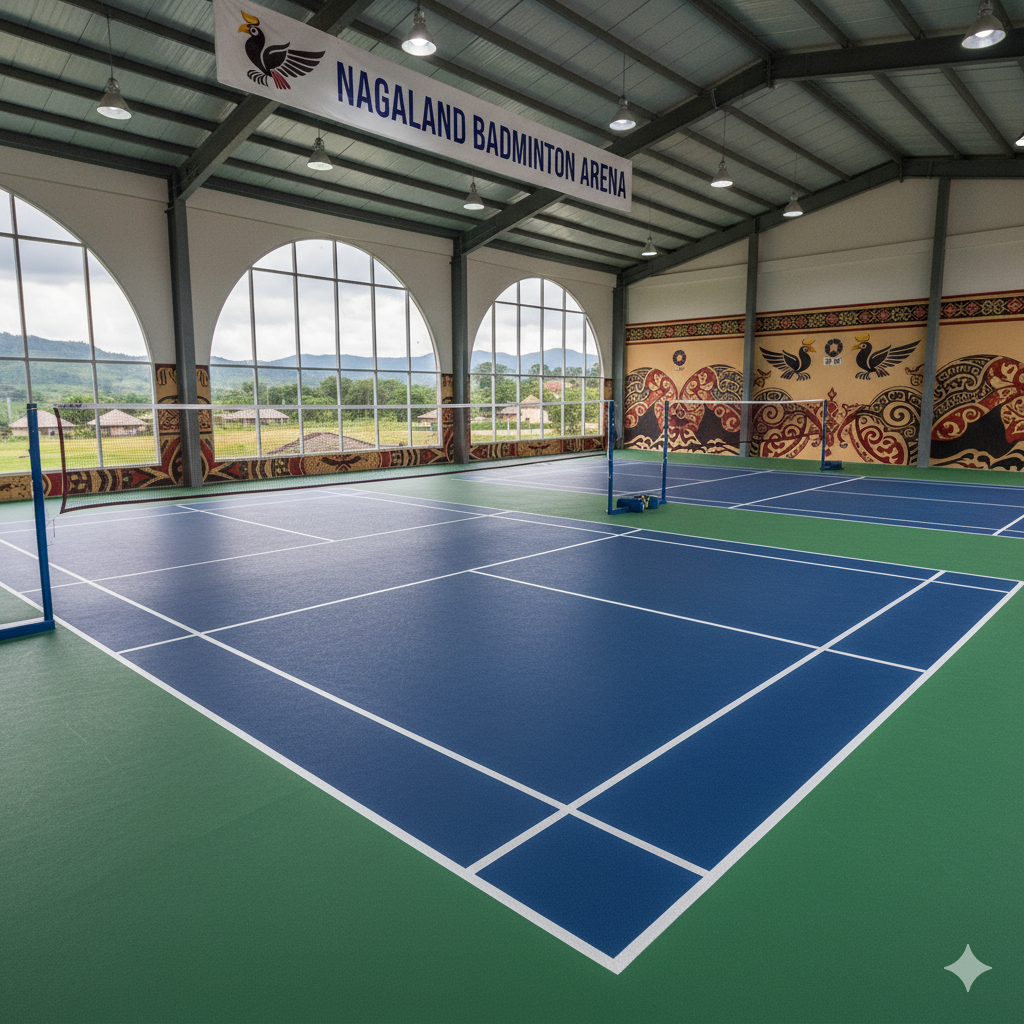 Badminton Court Flooring in Nagaland