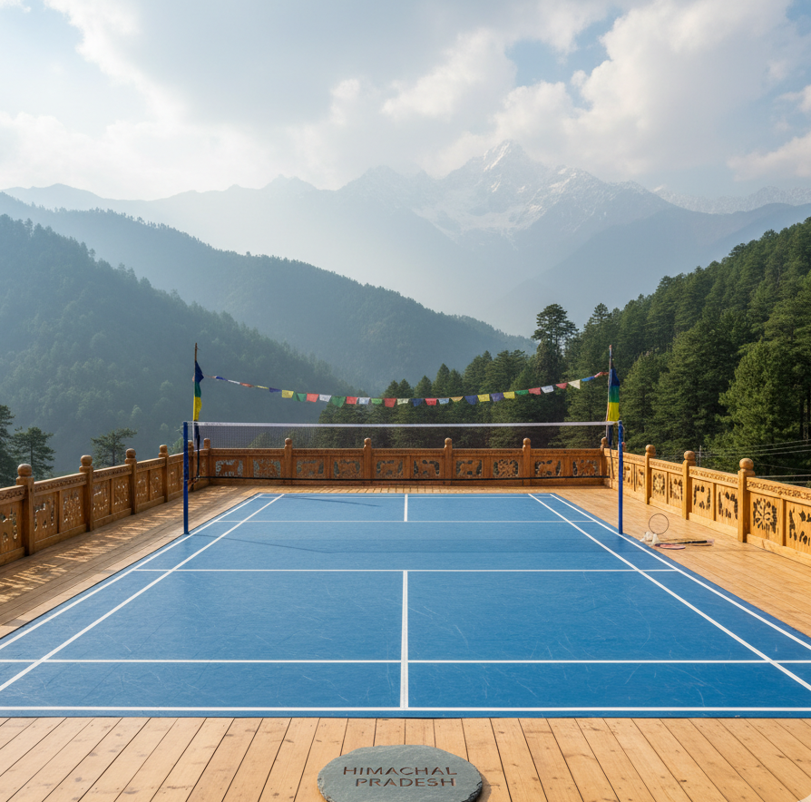 Badminton Court Flooring in Himachal Pradesh