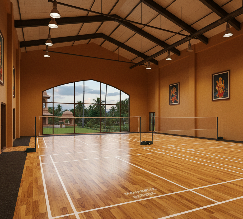 Wooden Badminton Court Flooring in Maharashtra