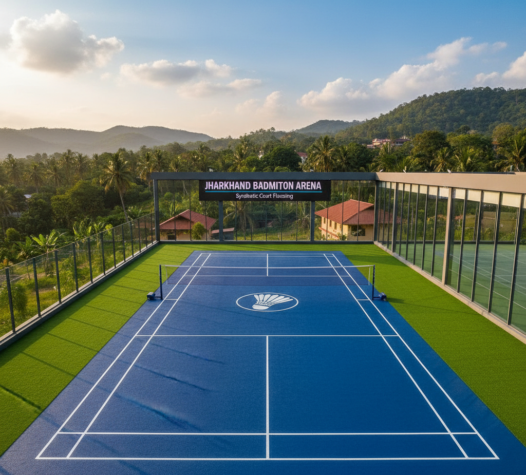 Synthetic Badminton Court Flooring in Jharkhand
