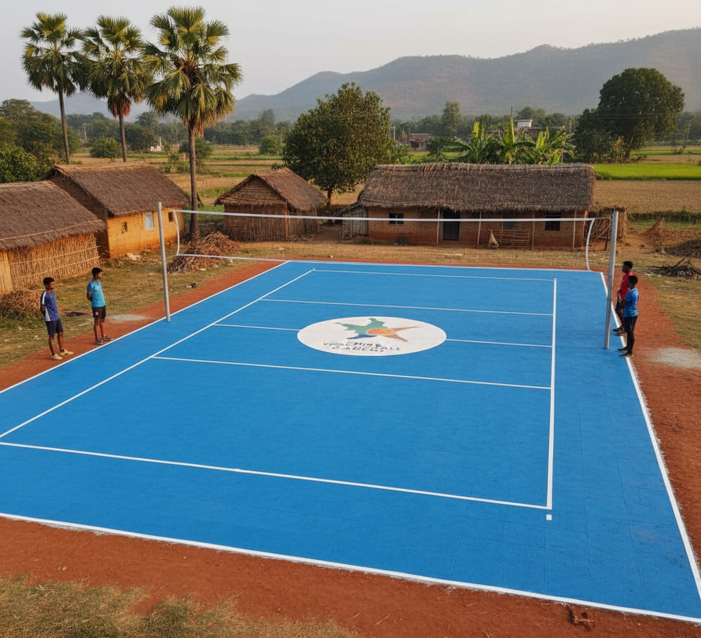 Volleyball Court Flooring in Bihar