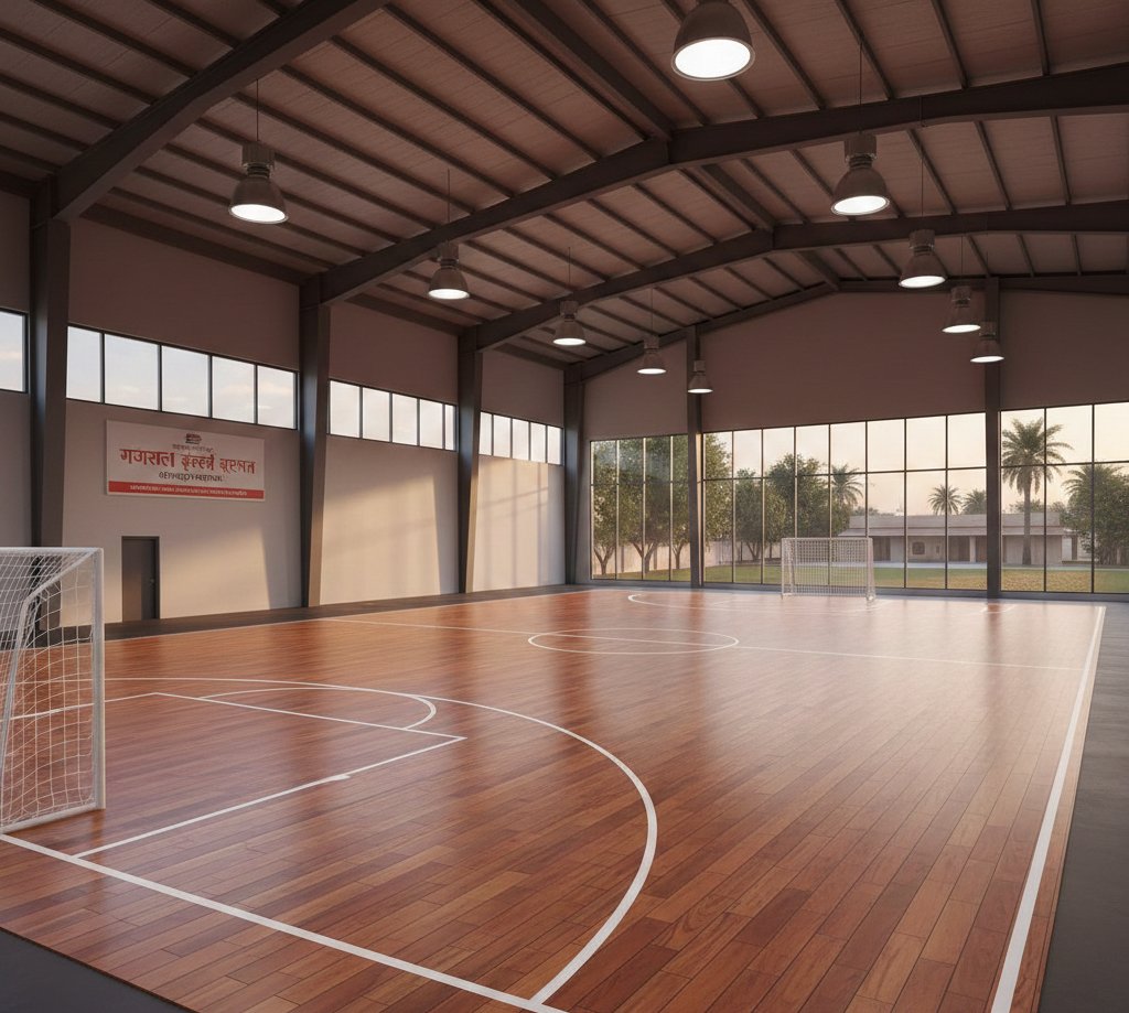 Wooden Futsal Court Flooring in Gujarat