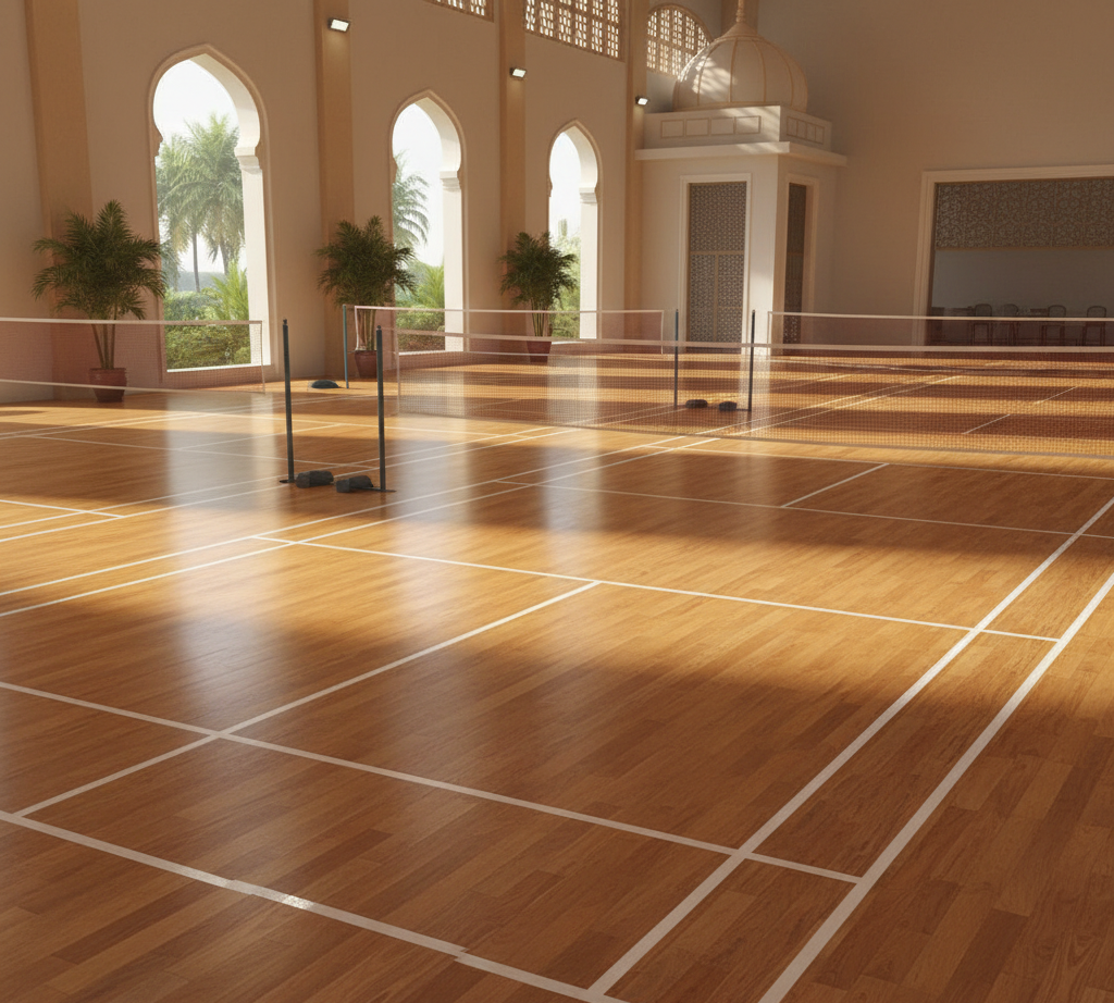 Wooden Badminton Court Flooring in Gujarat