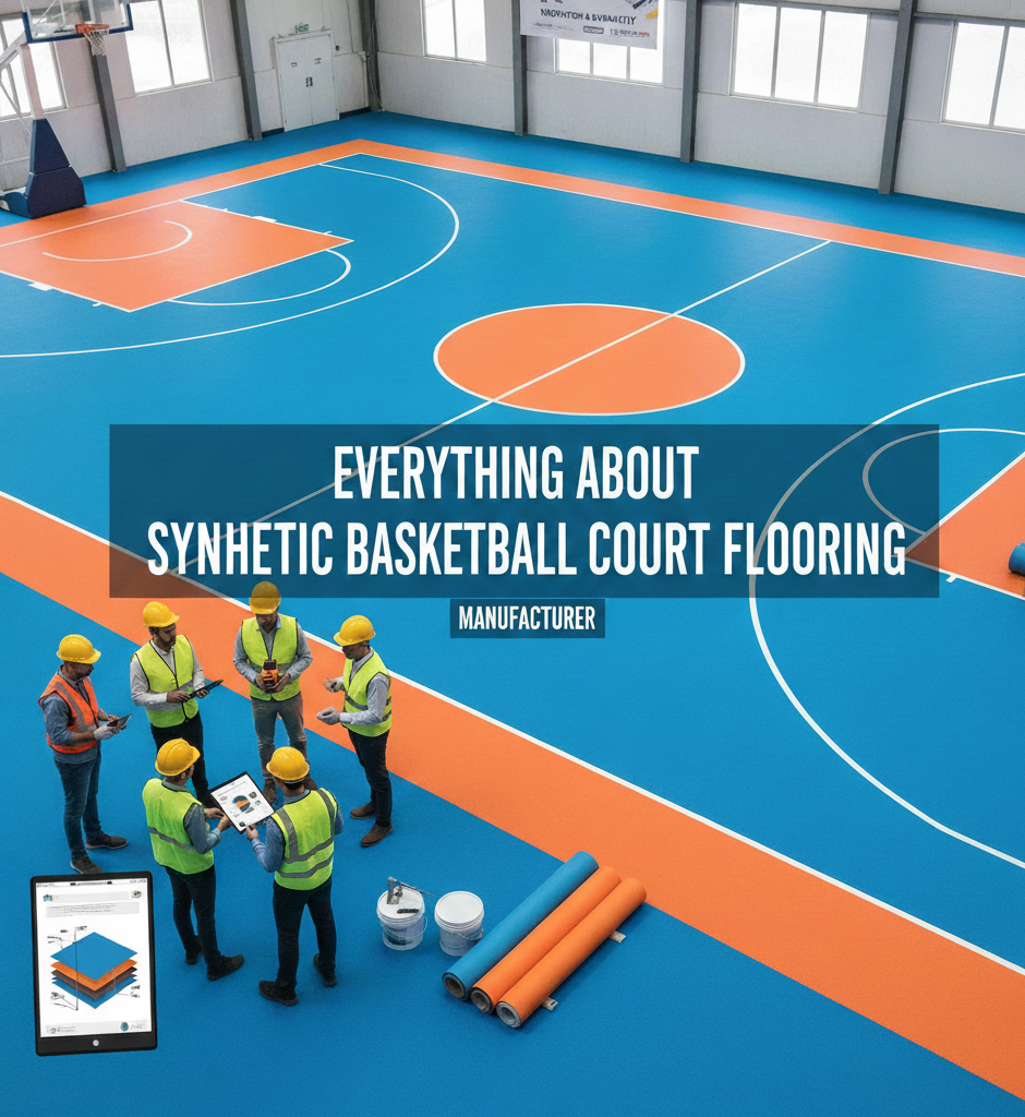 Everything About Synthetic Basketball Court Flooring Manufacturer