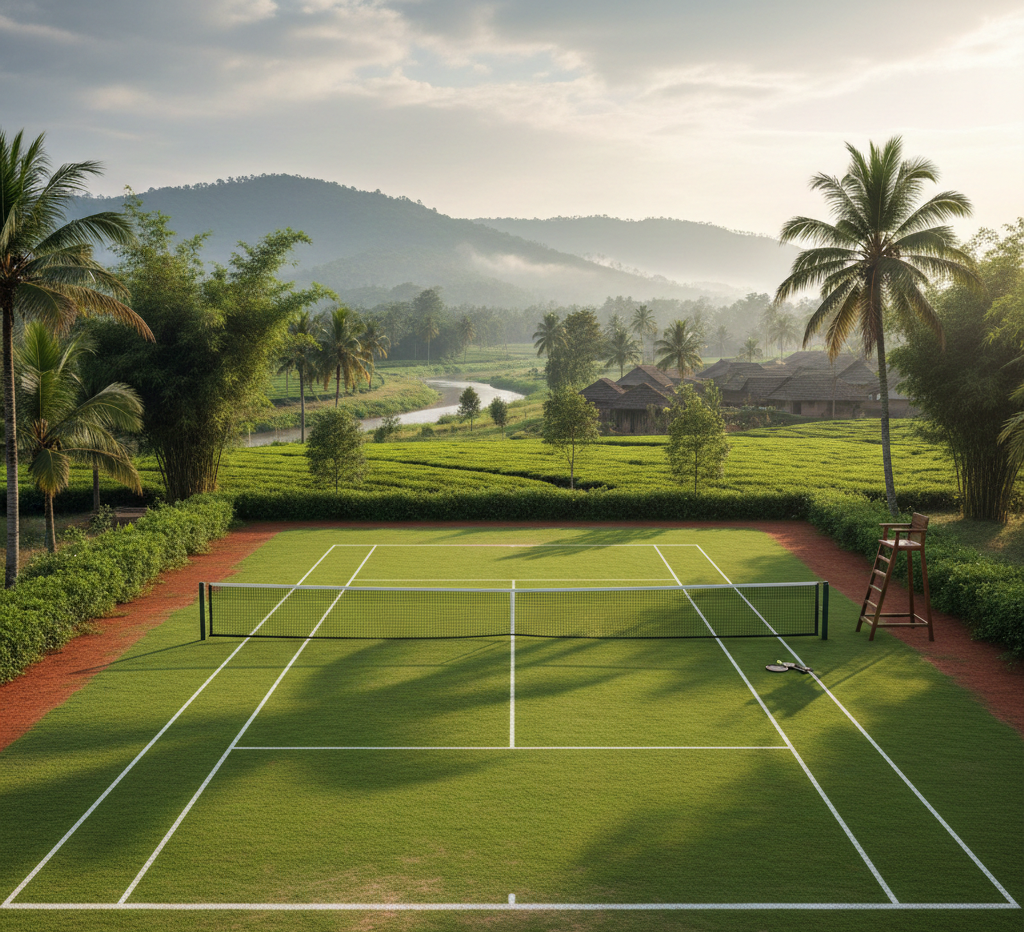 Grass Tennis Court Flooring in Assam