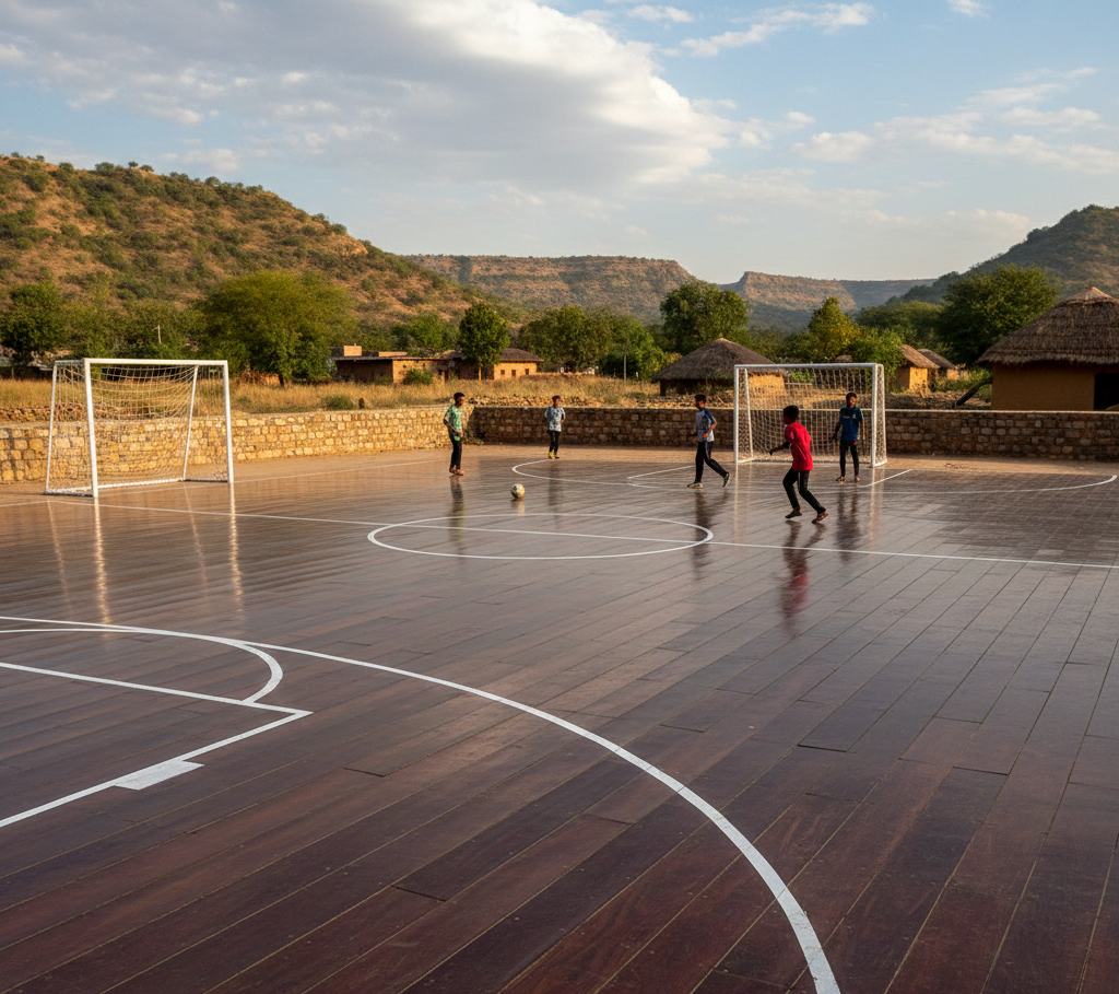 Wooden Futsal Court Flooring in Madhya Pradesh
