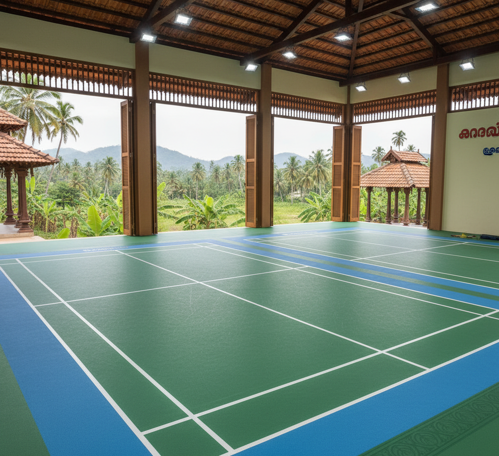 Badminton Court Flooring in Kerala