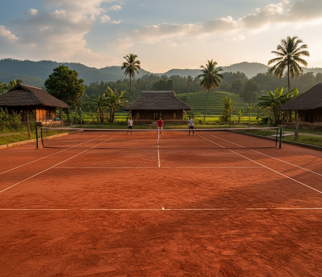 Clay Tennis Court Flooring in Manipur