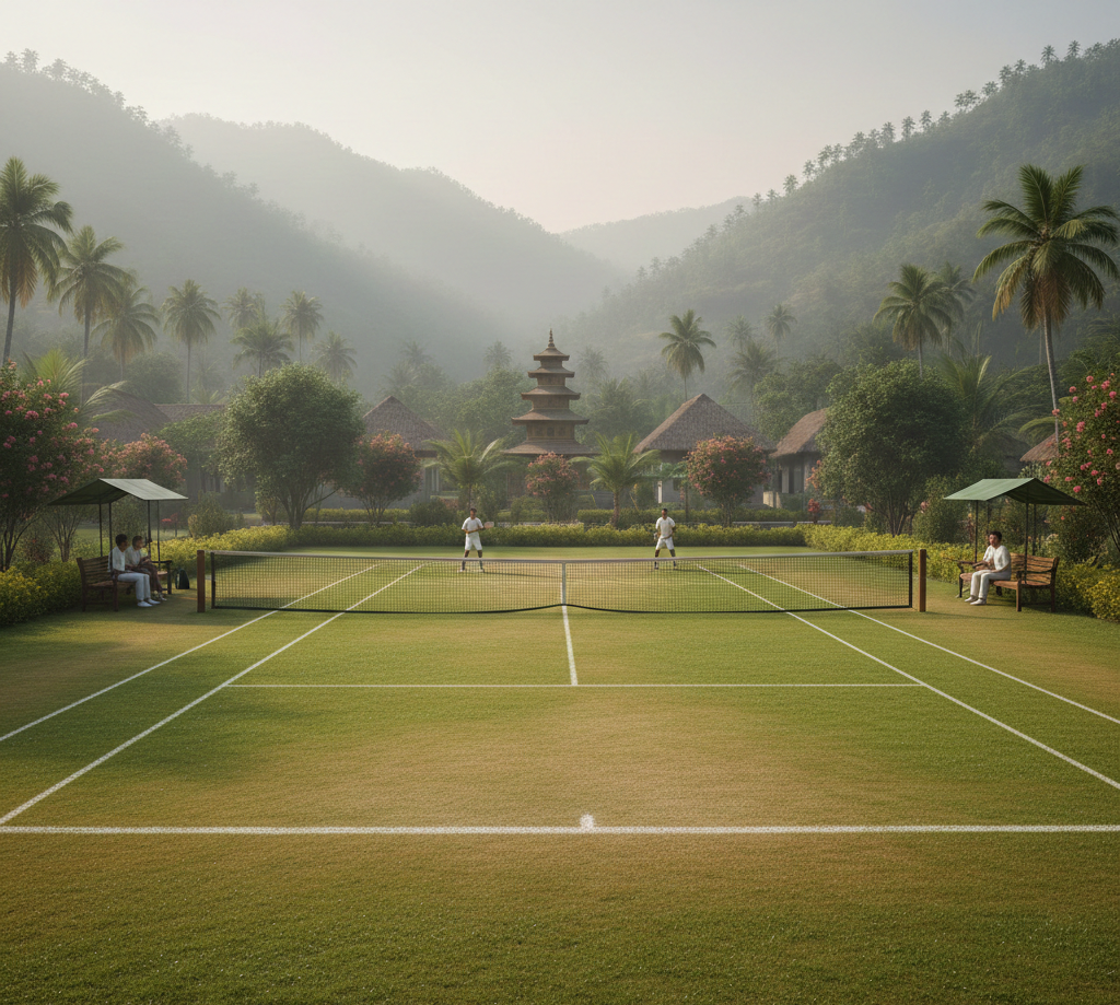 Grass Tennis Court Flooring in Manipur