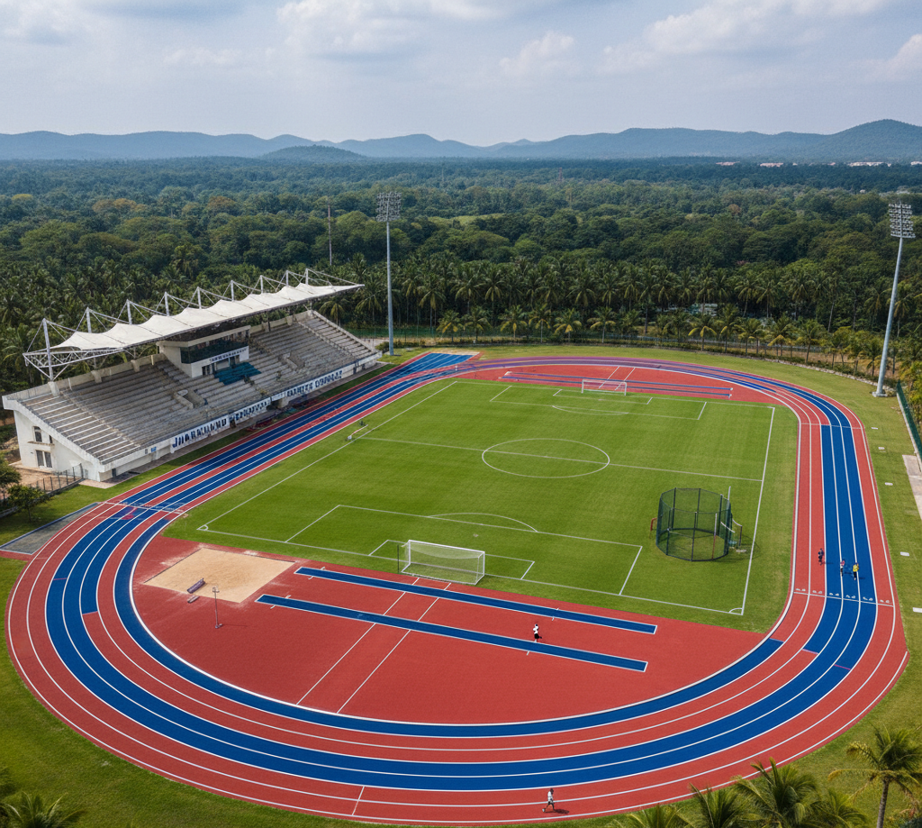 Full PU Running Track in Jharkhand