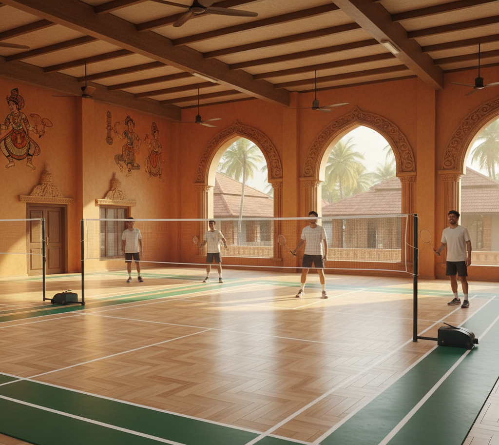 Wooden Badminton Flooring in Odisha