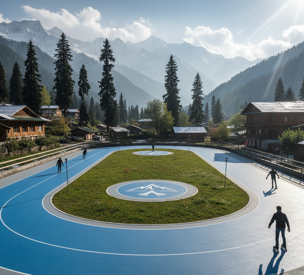 Skating Track Flooring in Jammu & Kashmir