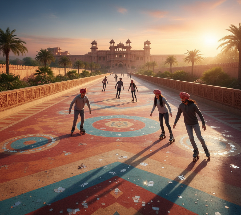 Skating Track Flooring in Rajasthan