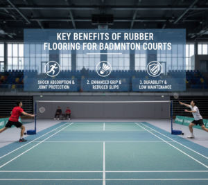 Key Benefits of Rubber Flooring for Badminton Courts
