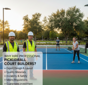 Why Hire Professional Pickleball Court Builders?