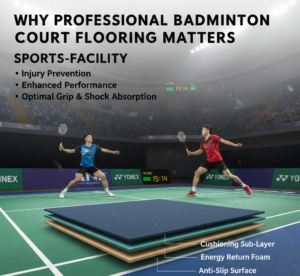 Why Professional Badminton Court Flooring Matters