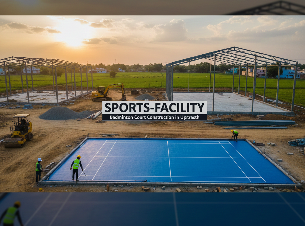 Badminton Court Construction in Uttar Pradesh