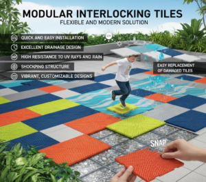 Modular Interlocking Tiles – Flexible and Modern Solution