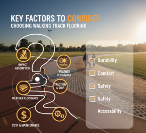 Key Factors to Consider When Choosing Walking Track Flooring
