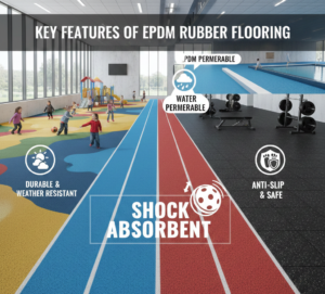 Key Features of EPDM Rubber Flooring