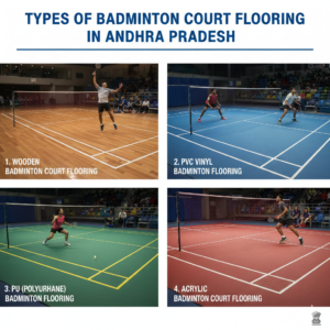Types of Badminton Court Flooring in Andhra Pradesh