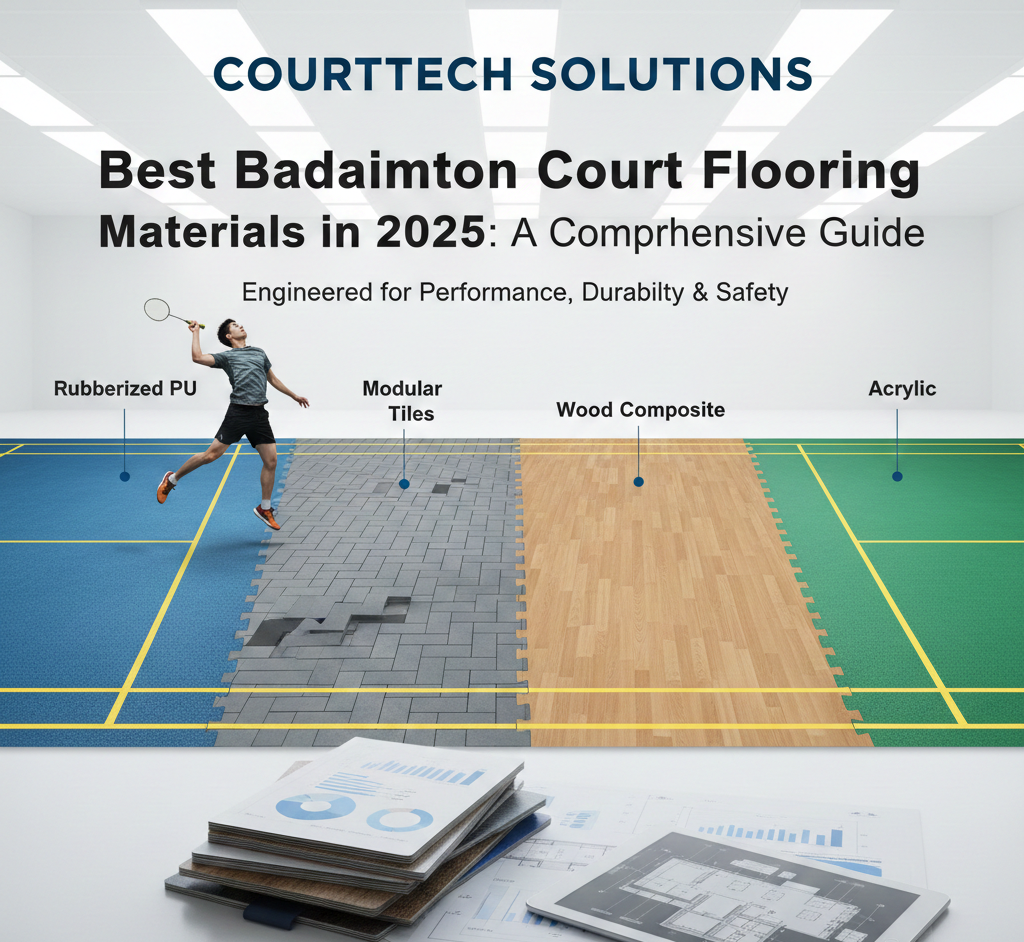 Best Badminton Court Flooring Materials in 2025