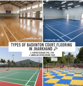 Types of Badminton Court Flooring in Jharkhand