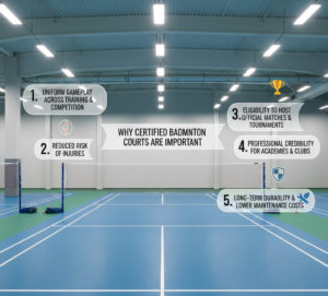 Why Certified Badminton Courts Are Important